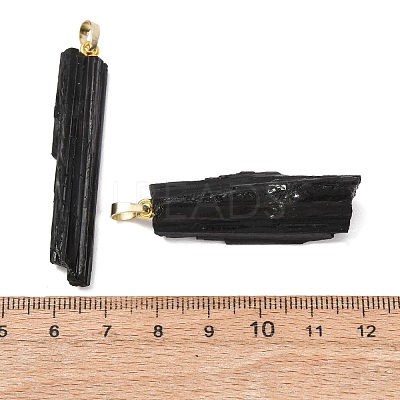 Natural Black Tourmaline Big Pendants GG-C001-03G-1