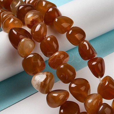 Natural Agate Beads Strands G-H295-B01-01-1