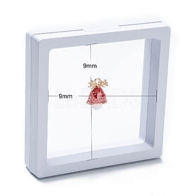 Square Transparent PE Thin Film Suspension Jewelry Display Box X1-CON-D009-01A-05-1