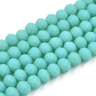 Glass Beads Strands EGLA-A034-P3mm-MD24-1