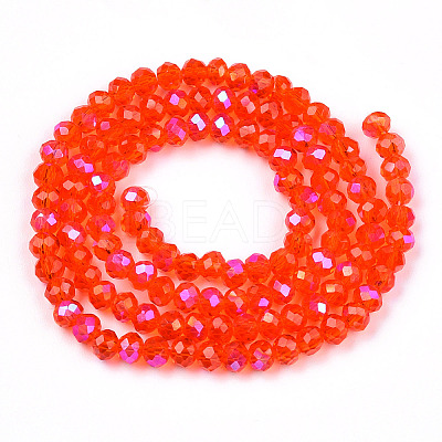 Electroplate Glass Beads Strands LS-EGLA-A034-T2mm-L29-1