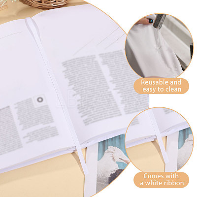 Polyester Book Cover OFST-WH0004-144O-1