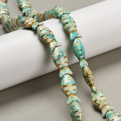 Synthetic Turquoise Beads Strands X-TURQ-F019-01I-1