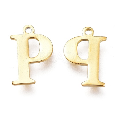 PVD Vacuum Plating  304 Stainless Steel Charms STAS-H112-P-G-1