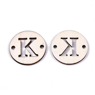 Unfinished Natural Poplar Wood Links Connectors WOOD-S045-140B-01K-1