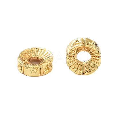 Rack Plating Brass Beads KK-S379-12G-1