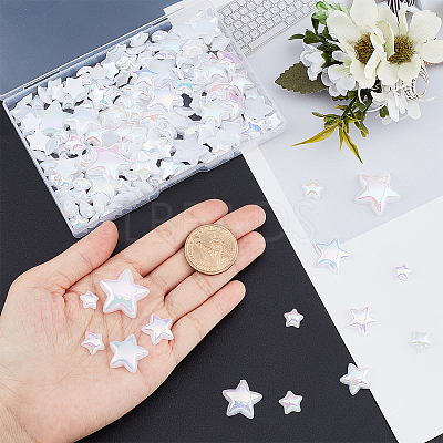 5 Style Opaque Acrylic Cabochons PACR-AR0001-04-1