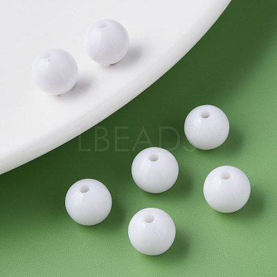 Opaque Acrylic Beads MACR-S370-C12mm-01-1