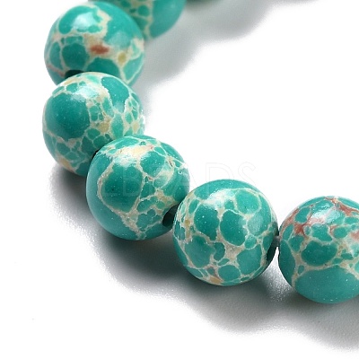 Synthetic Imperial Jasper Beads Strands G-E568-01A-02-1