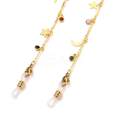 Brass Eyeglasses Chains AJEW-EH00249-1