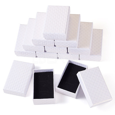 Rhombus Textured Cardboard Gift Storage Boxes LS-CON-TAC0010-03C-01-1