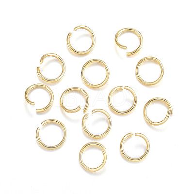 304 Stainless Steel Open Jump Rings X-STAS-F084-19G-1