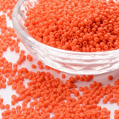 Baking Paint Glass Seed Beads SEED-S001-K4-1