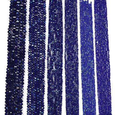 Electroplate Opaque Solid Color Glass Beads Strands LS-EGLA-A044-P1mm-L07-1