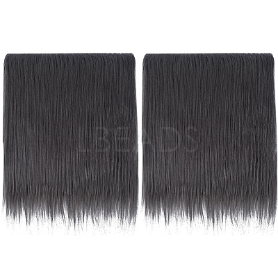 2Pcs Faux Fur Squares Fabric DIY-GF0011-26A-1