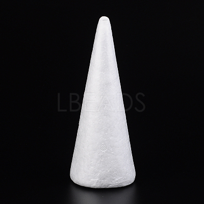 Cone Modelling Polystyrene Foam DIY Decoration Crafts DJEW-M005-10-1