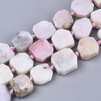 Natural Pink Opal Beads Strands X-G-N326-08-1