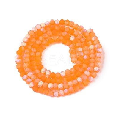 Transparent Glass Beads Strands EGLA-A044-T2mm-MB25-1