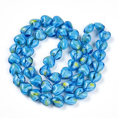 Millefiori Glass Beads Strands GLAA-T023-34G-1