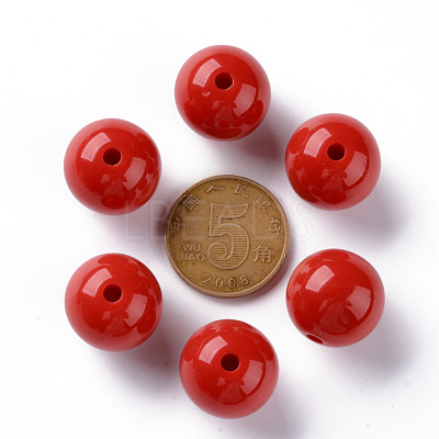 Opaque Acrylic Beads MACR-S370-C16mm-A14-1