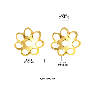 Iron Bead Caps IFIN-YW0001-70G-1