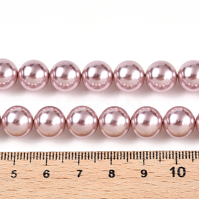 Glass Pearl Beads Strands HY-G002-01E-05-1