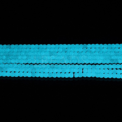 Synthetic Luminous Stone Beads Strands G-C086-01B-03-1