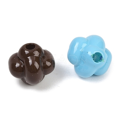 Opaque Acrylic Beads OACR-B036-06-1