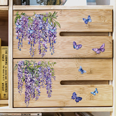 3 Sheets 3 Styles PVC Waterproof Decorative Stickers DIY-WH0404-066-1