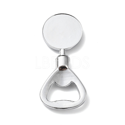 Zinc Alloy Bottle Opener Cabochon Component PALLOY-D312-01P-05-1