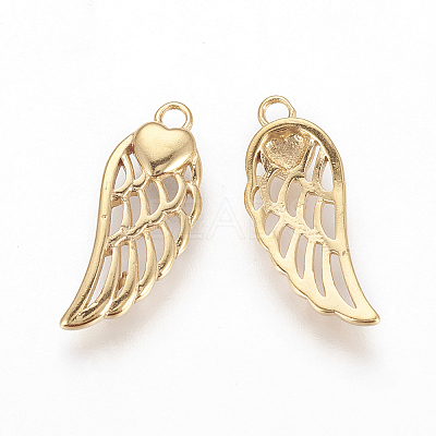304 Stainless Steel Pendants LS-STAS-P217-02G-1