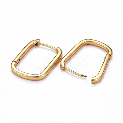 Brass Huggie Hoop Earrings LS-KK-H741-05G-1