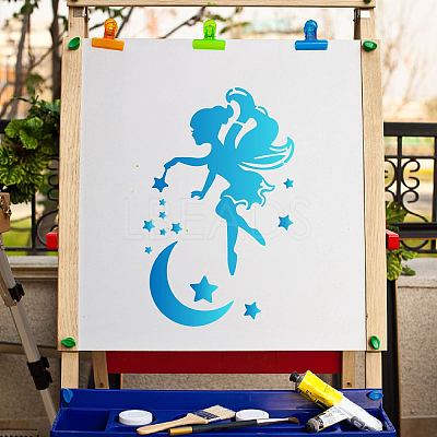 PET Plastic Drawing Painting Stencils Templates DIY-WH0284-003-1