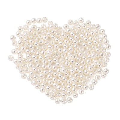 Imitation Pearl Acrylic Beads PL608-1-1