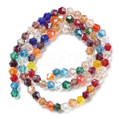 Transparent Electroplate Glass Beads Strands EGLA-A039-T2mm-A29-1
