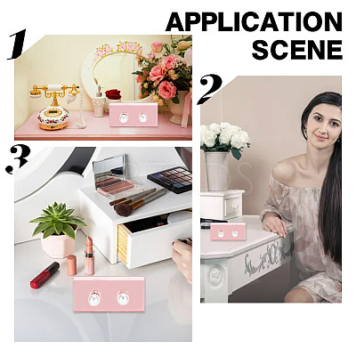 4 Colors Acrylic Single Earring Display Card ODIS-AR0001-05A-1