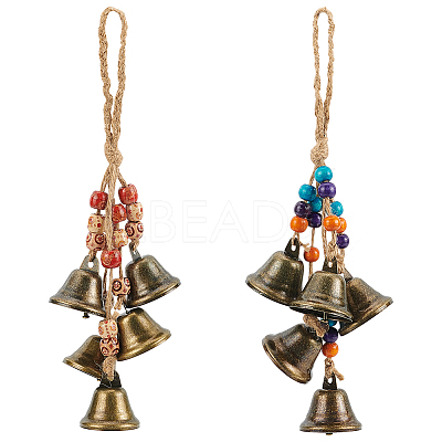 Iron Bell Wind Chime HJEW-AB00729-1