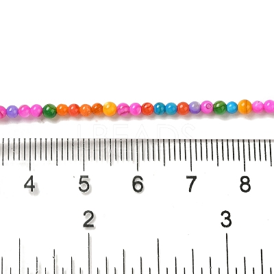 Ice Cream Color Dyed Natural Freshwater Shell Beads Strands X1-SHEL-G018-01D-1