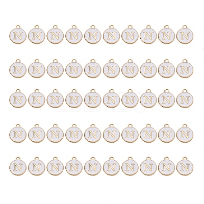 Golden Plated Alloy Charms ENAM-SZ0001-25A-N-1