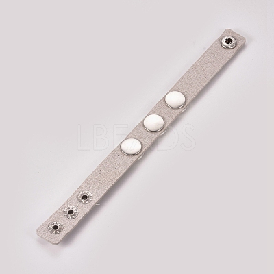 Imitation Leather Cord Bracelets BJEW-WH0009-05N-1