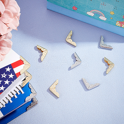 Book Scrapbooking Album Menu Folders Iron Corner Protectors IFIN-FH0001-14-1