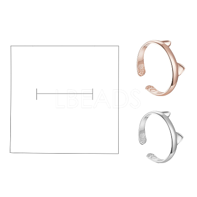Paper Cardboard Jewelry Ring Boxes LS-X3-CBOX-E012-05A-1