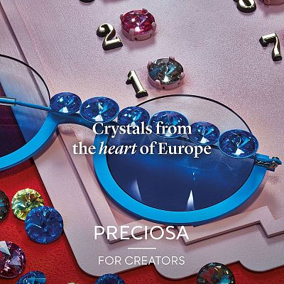 Preciosa&reg MAXIMA Crystal Round Stones X-PRC-RASS47-20050-1