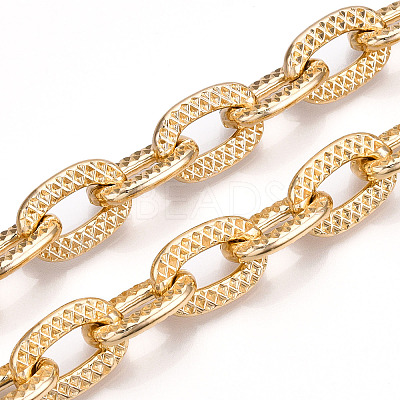 Aluminum Textured Cable Chain CHA-N003-45KCG-1