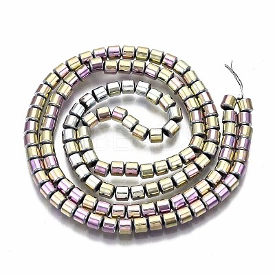 Electroplate Non-magnetic Synthetic Hematite Beads Strands G-T114-62-05-1