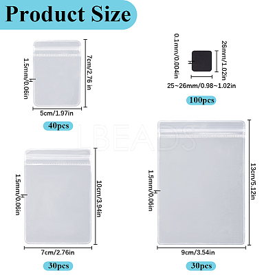 PVC Anti Oxidation Resealable Bags AJEW-SP0001-08-1