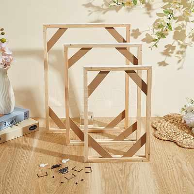 Wood Oil Painting Frame DIY-WH0671-376A-1