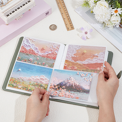 PU Leather Cover Interstitial Album Book AJEW-WH20054-285A-1