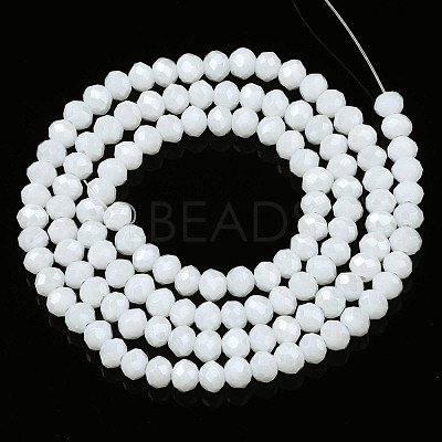 Electroplate Glass Beads Strands EGLA-A034-P6mm-A23-1