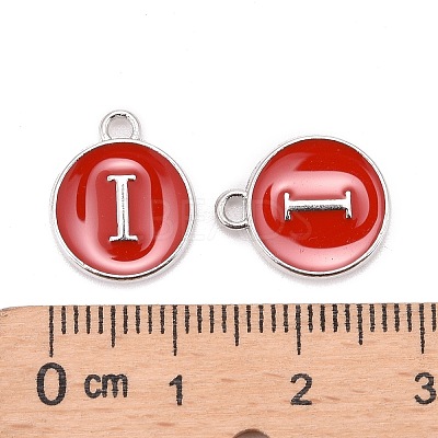 Platinum Plated Alloy Enamel Charms LS-X-ENAM-S118-03I-P-1